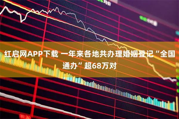 红启网APP下载 一年来各地共办理婚姻登记“全国通办”超68万对